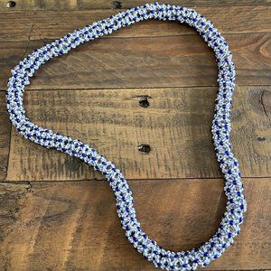 Vintage glass bead necklace.